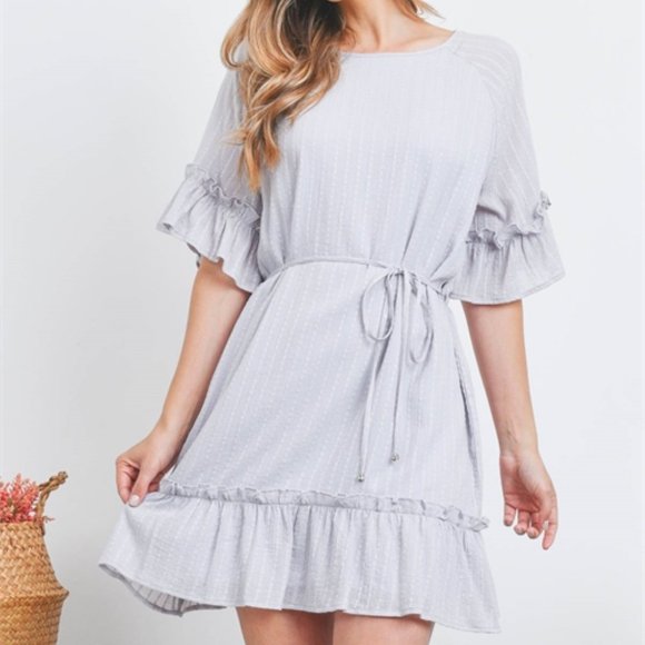 MODA ME COUTURE Dresses & Skirts - CHIC DOLLZ Gray Dress